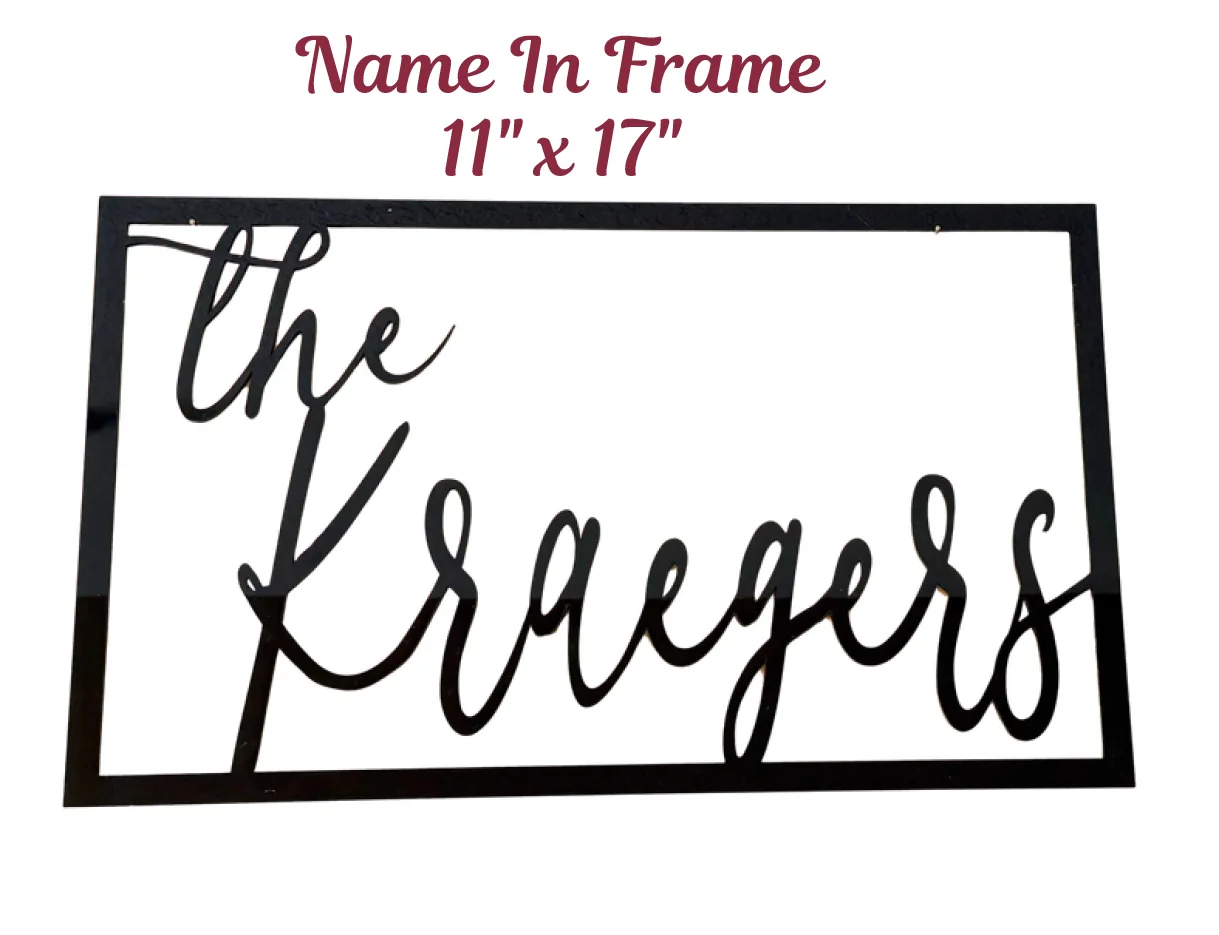 Acrylic Name Signs - Image 2