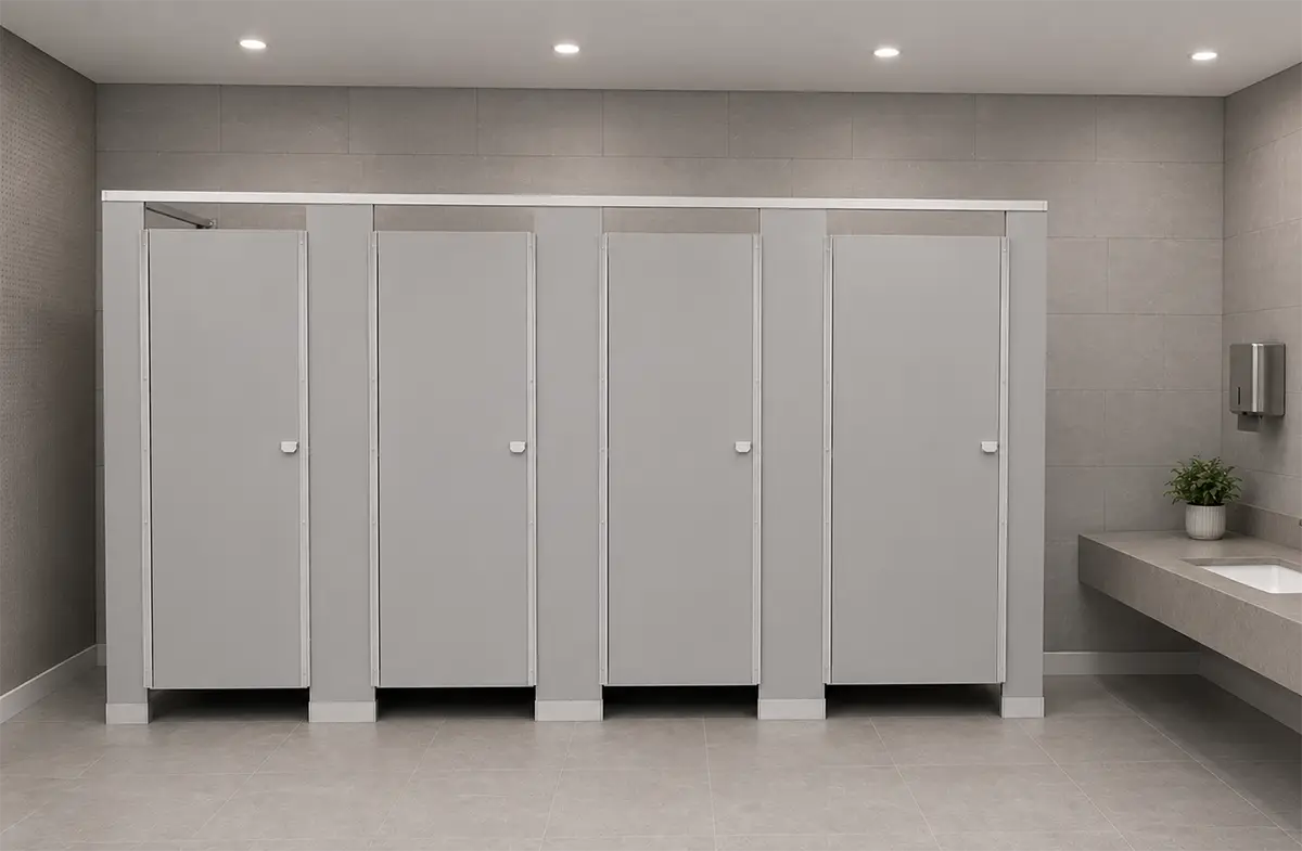 Toilet Partitions - Melamine - Image 3